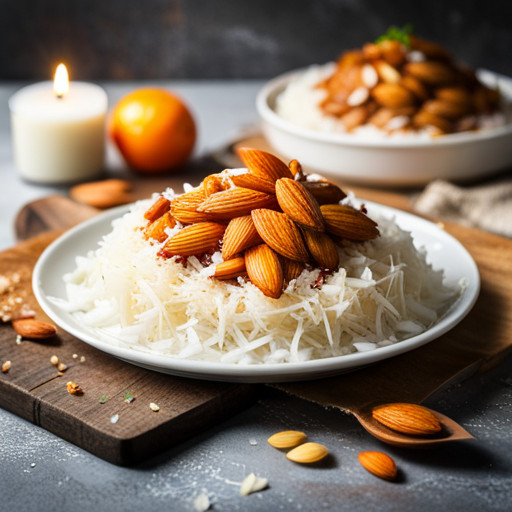 A delicious dish from Almonds with Coconut 93614